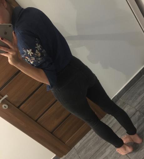 Vyšívaná košeľa, zara,xs