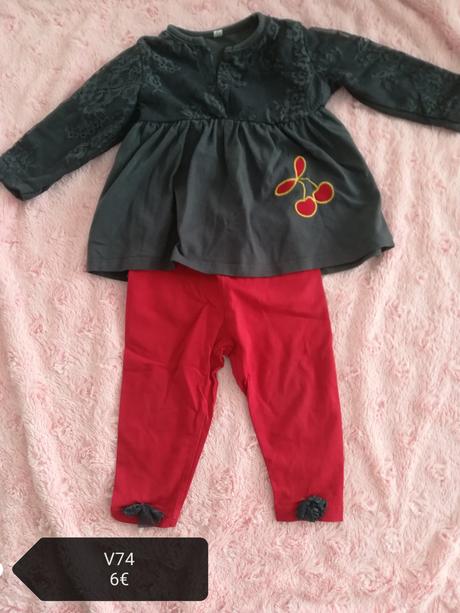 Set legíny + top, 74