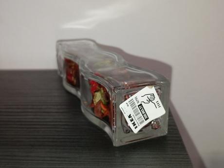 Dekorácia ikea v skle, 