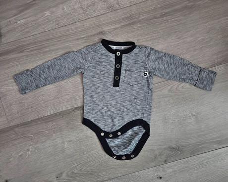 Body s dlhým rukávom f&f 62 sivé grátis, f&f,62