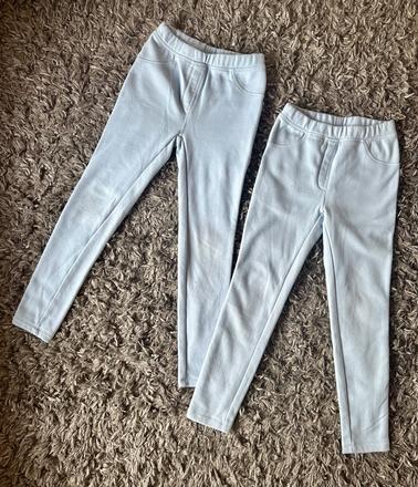 Zateplené teplákové nohavice/legíny, lupilu,128