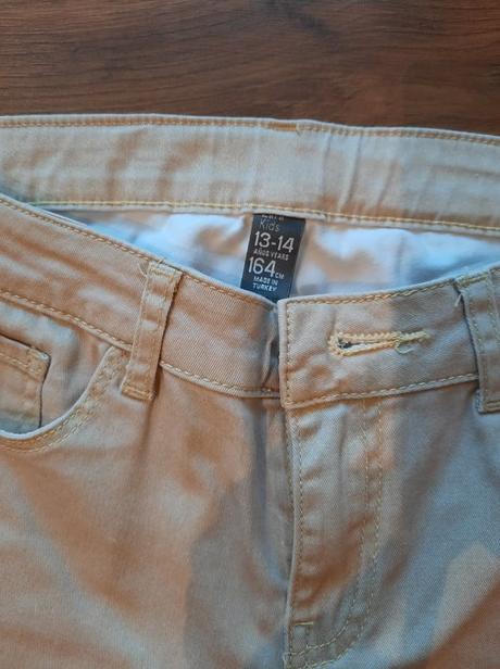Zara lesklé nohavice, zara,164