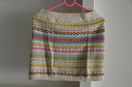 Pletená sukňa 122/128, h&m,122