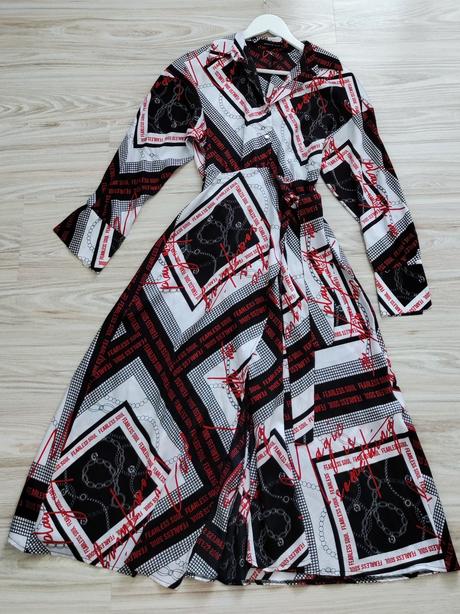 Košelové midi šaty, mohito,xs