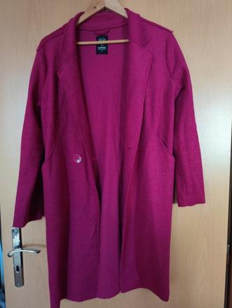 Prechodný vlnený kabátik medicine, s