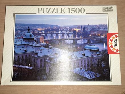 Puzzle 1500 nočná praha,