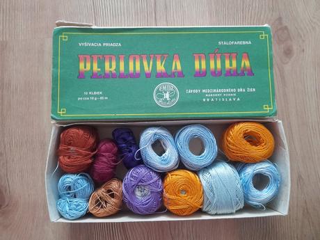 Retro kvalitne vysivacie priadze, 