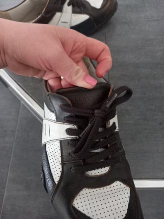 Kvalitne kožene panske topanky, 41