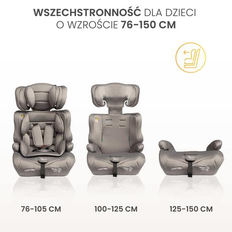 Caretero autosedačka falcon brown (76-150), caretero