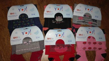 Bavlnené pančuchy s abs, 92 / 98