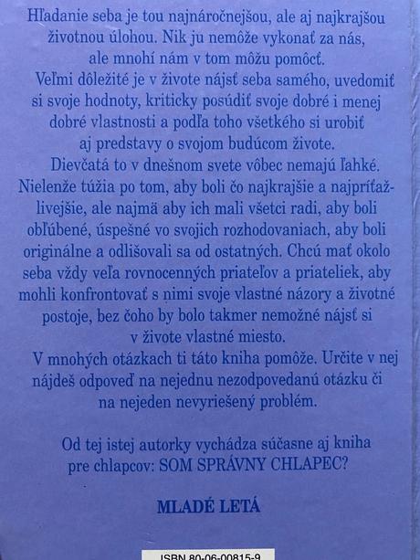 Som správne dievča kniha otázok pre dievčatá, 