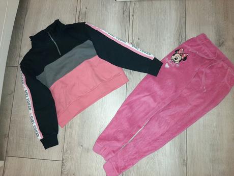 Mikina bonprix, tepláčky minnie, bonprix,140