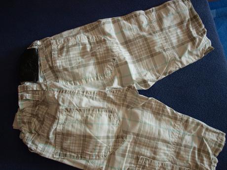 5 x krátke nohavice na leto,viac druhov,cena 4 eur, h&m,110