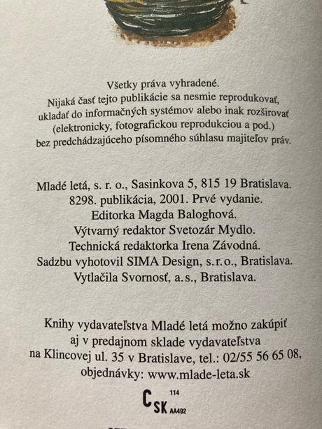 Vtáčiky zo starej horárne - mária haštová (2001), 