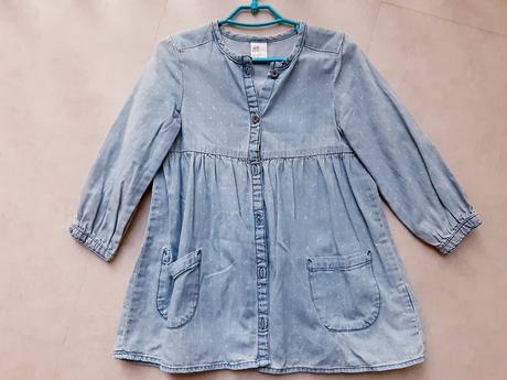 Riflové šaty h&m, h&m,92