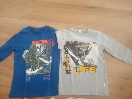 Tričká s dlhým rukávom  4 eur / ks, 128