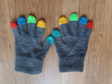 Veselé rukavice, h&m,110
