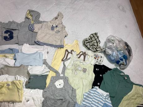 Balík oblečenia pre bábätko - chlapčenské, 50–62
