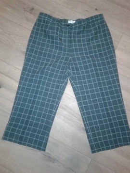 Kárované 3/4 nohavice 44, 44