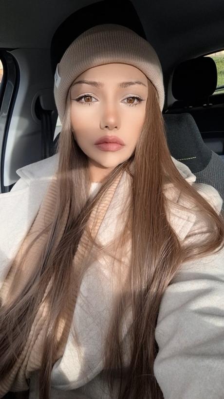 Parochňa kávová blond rovná,