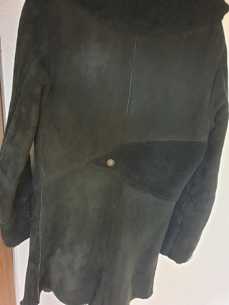 Kabát talianskej značky,  koža, s