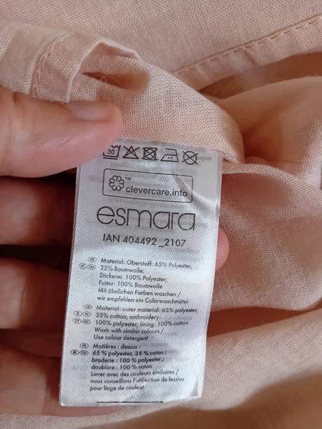 Pudrove košeľové šaty, esmara,36