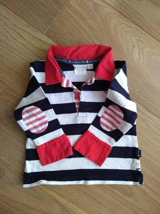 Tričko s golierom 6-12 mesiacov, 74