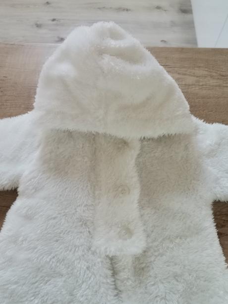 Biely mackovsky teply overal, dirkje,62