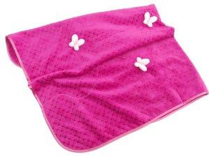 Pinkie deka white fuchsia butterfly, 