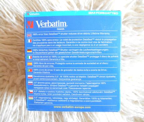 Verbatim diskety/ floppy disky, 