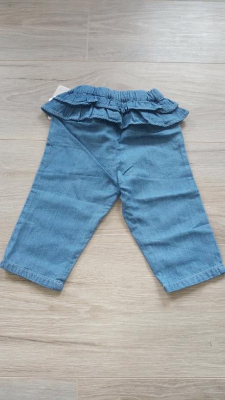 Dievčenské ľahké nohavice nové., 74