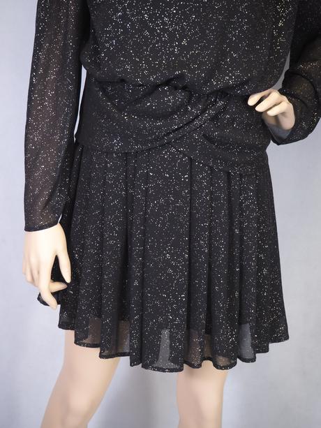 Čierne elegantné šaty h&m, h&m,36