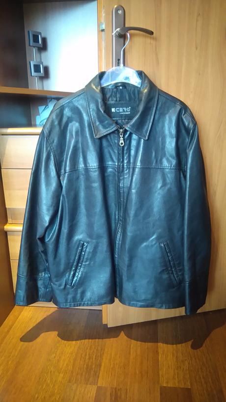 Pánska kožená bunda, 56