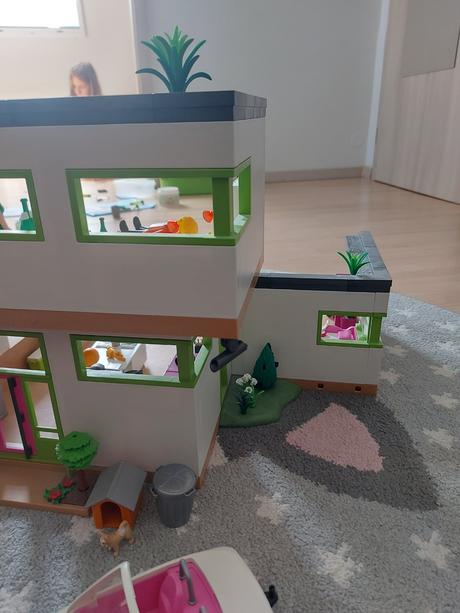 Playmobil obrovská vila+bazén+hosťovský dom+auto, 