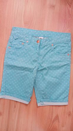 .tyrkysové kraťasy, c&a,164