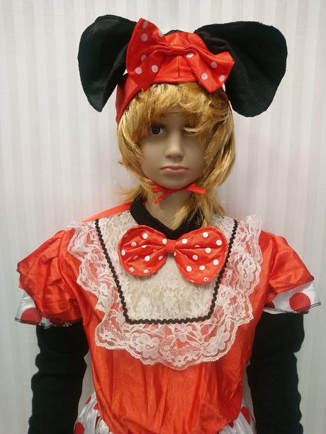 2 dielny kostým minnie mouse, ciao, 8-10r, 128-140,