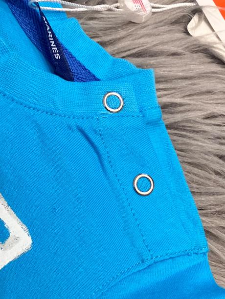 Chlapčenské tričko s potlačou a nápismi (6-9 mes.), original marines,68 / 74