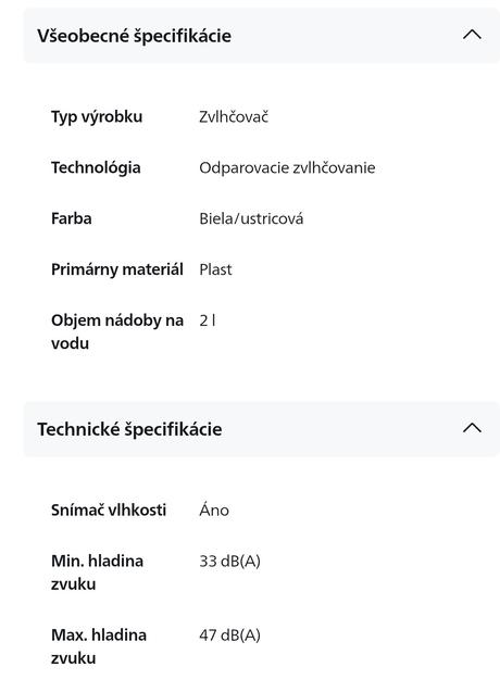Zvlhčovač vzduchu, philips