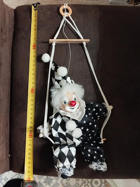 Šašo na hojdačke dekorácia, 