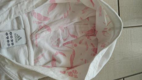 Biela mikina, adidas,176