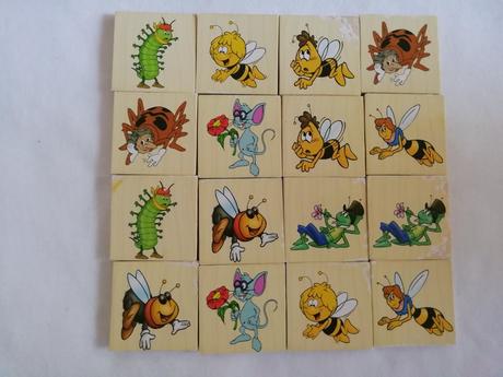 Drevene pexeso včielka maja,