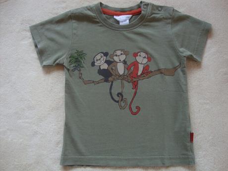 Tricko kratky rukav (9 -12mths), h&m,80