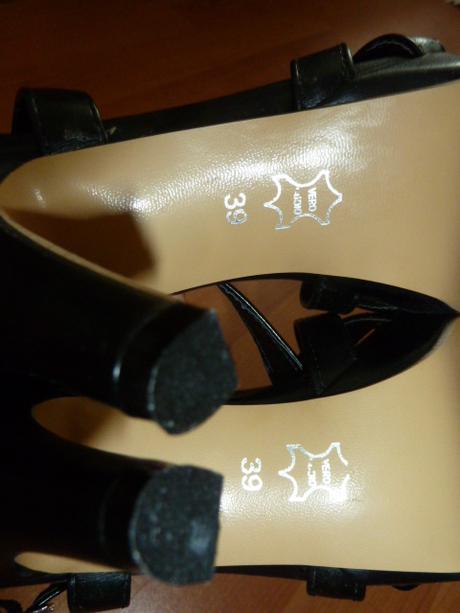 Čierne sandálky, 37