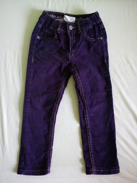 Slim menčestráky, h&m,98