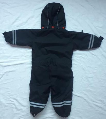 Unisex cierna zimna kombineza, 80