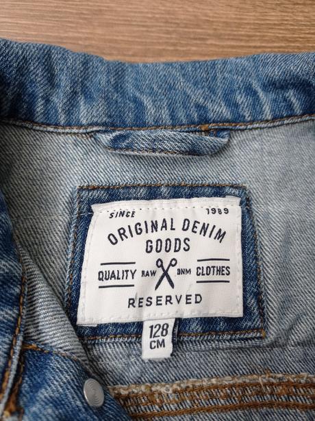 Detská riflova vesta, reserved,128