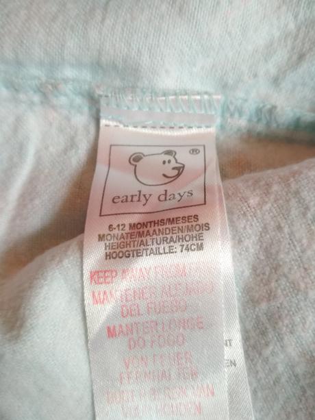 Froté pyžamo early days veľ 74, early days,74