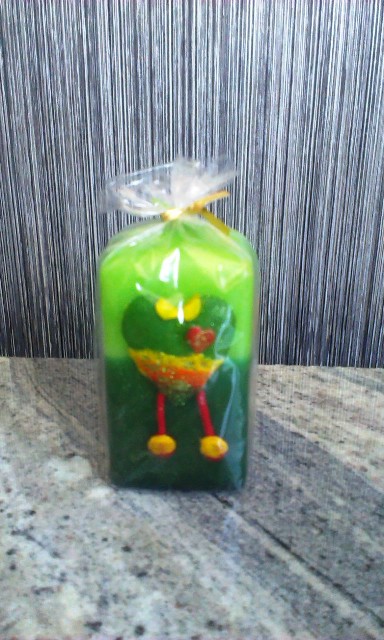 Sviečka kvader-srdce, 