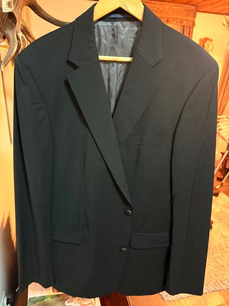 Pánske cierne sako, 110