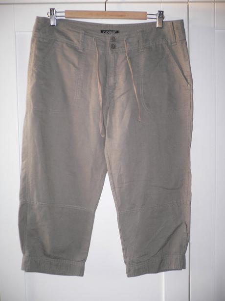 3/4 ľanové nohavice m, 40